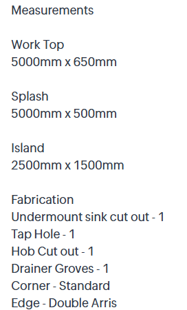 Black Forest Granite 30mm Polished Kitchen Worktop