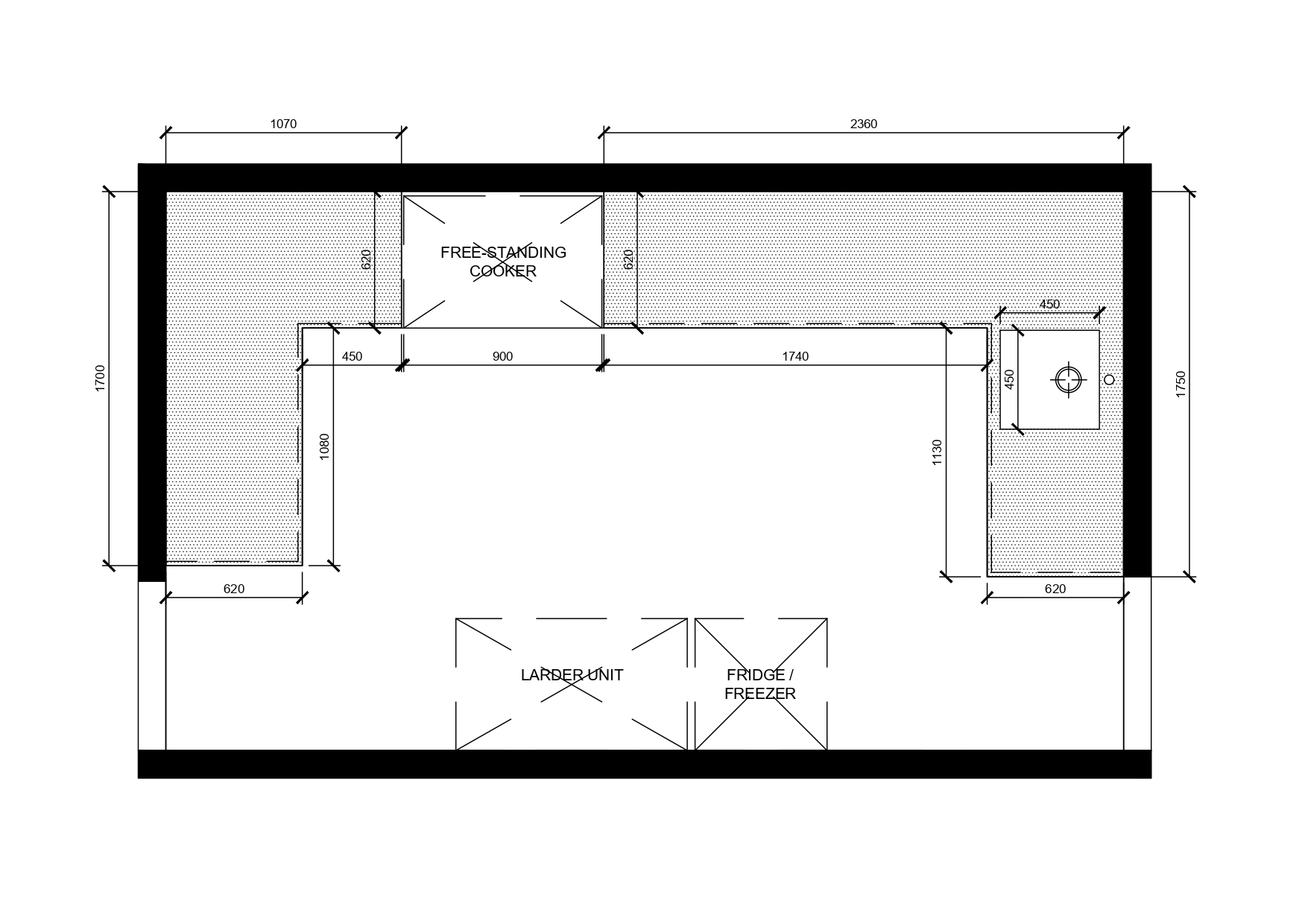 Arabescato Corchia 20mm Polished Worktop 
